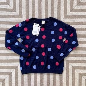 Harper Canyon Girl Polka Dot Sweater